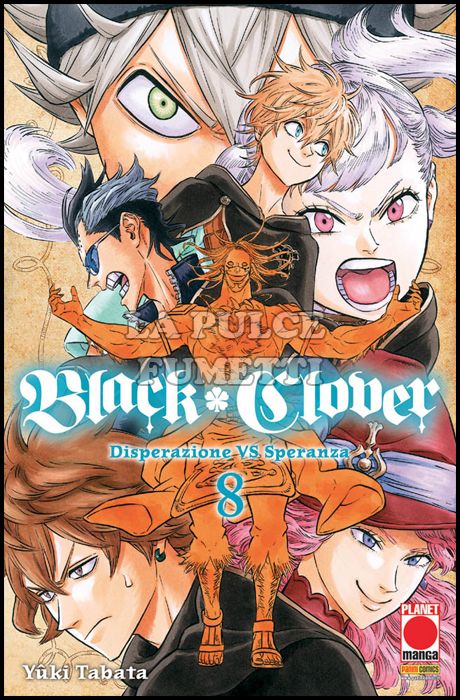 PURPLE #    21 - BLACK CLOVER 8 - 1A RISTAMPA